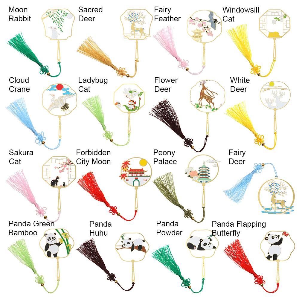 Thẻ Đánh Dấu Trang Sách Bằng Đồng Thau Hình Đôi Cánh Tua Rua