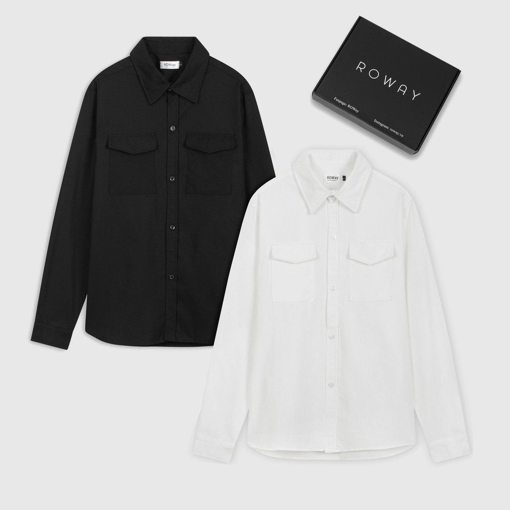 vải Linen thoáng mát, thấm hút, không nhăn form regular | sơ mi cổ bẻ -
