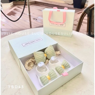 Set băng đô tất TBD43 cho bé gái 0-2 tuổi