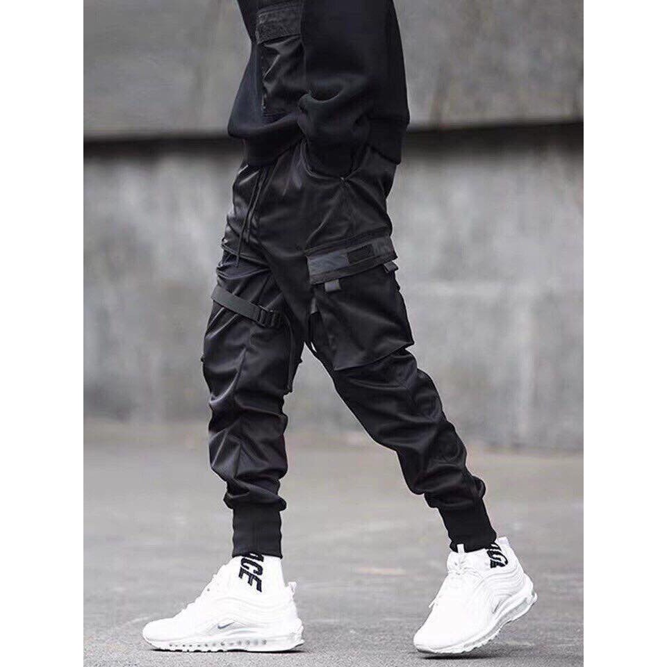 Quần Jogger Nam Túi Hộp Nhiều Túi Dây Khóa Gài Màu Đen ANH DUY SHOP JG02 | BigBuy360 - bigbuy360.vn