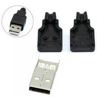 Jack đực USB type A chế cáp sạc