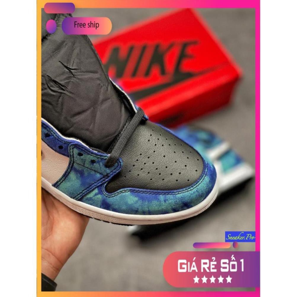 (FULL BOX + QUÀ TẶNG) Giày thể thao AIR Jordan 1 Retro High Tie Dye (W) cổ cao siêu đẹp, cá tính dành cho nam và nữ | BigBuy360 - bigbuy360.vn