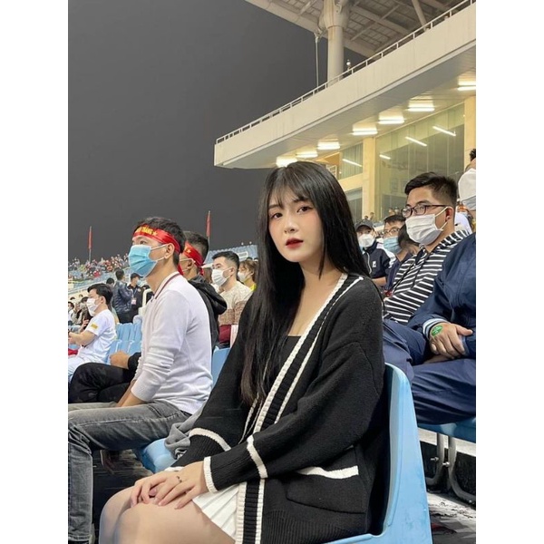 Áo khoác len viền hàng QCL1