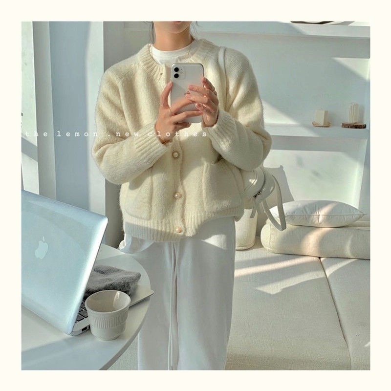Áo khoác Cardigan dệt kim thời trang Hàn Quốc cho nữ
