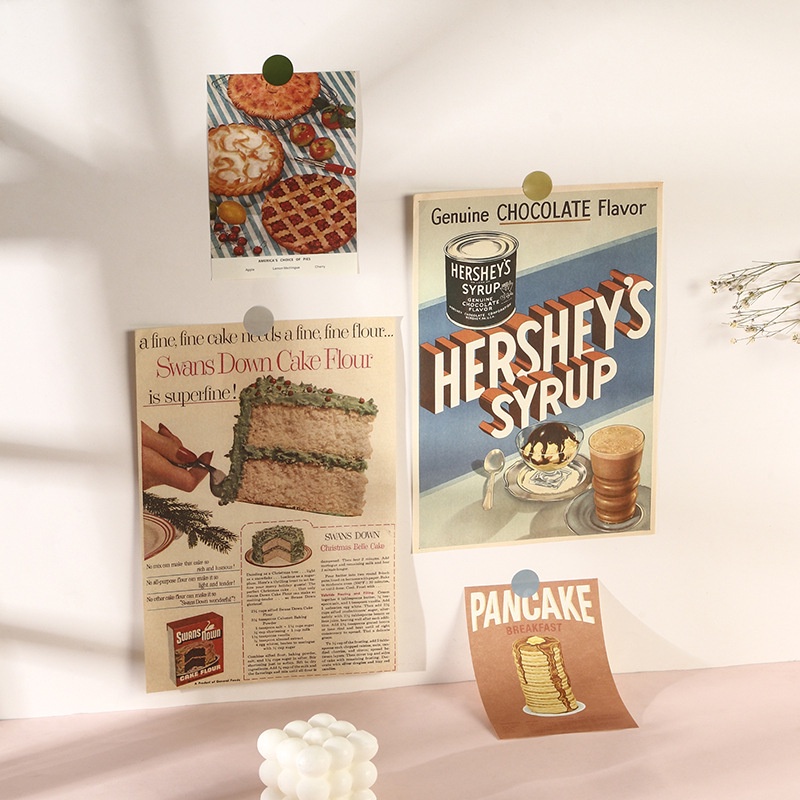 SET 13/14 TẤM POSTCARD VINTAGE AND MOVIE SPECIAL SIZE LỚN  - postcard dán tường trang trí