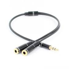 🚀Cáp Chia Audio Tai Nghe 🚀1 Ra 2 Chuẩn 3.5 mm    Hàng Xịn  Đầu Bọc Nhôm Bảo Hành 6 Tháng