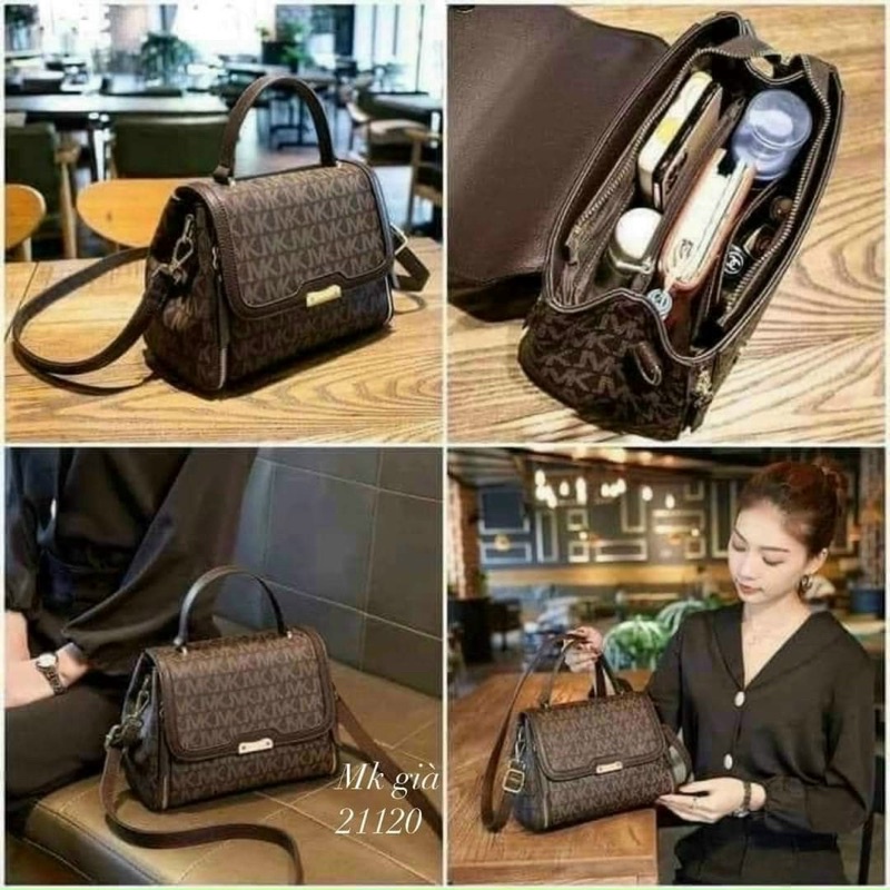 Túi Xách Nữ Công Sở Hoạ Tiết M.K, Túi Nữ Đeo Chéo Đeo Vai Thời Trang