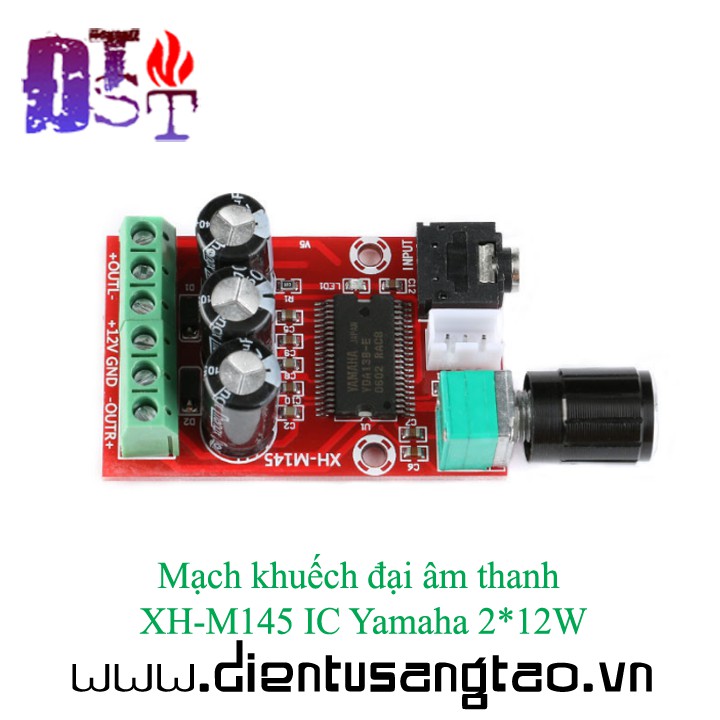 Mạch khuếch đại âm thanh  XH-M145 IC Yamaha 2*12W