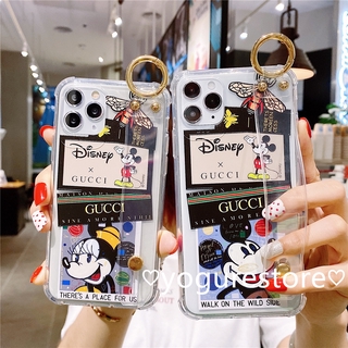 DISNEY GUCCI ốp điện thoại Trong Suốt In Hình Chuột Mickey / Minnie Thời Trang Cho Iphone 11 Pro Max X Xs Xr Xsmax 8 7 6 6s Plus Se 2020