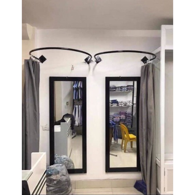 Rèm thay đồ shop quần áo