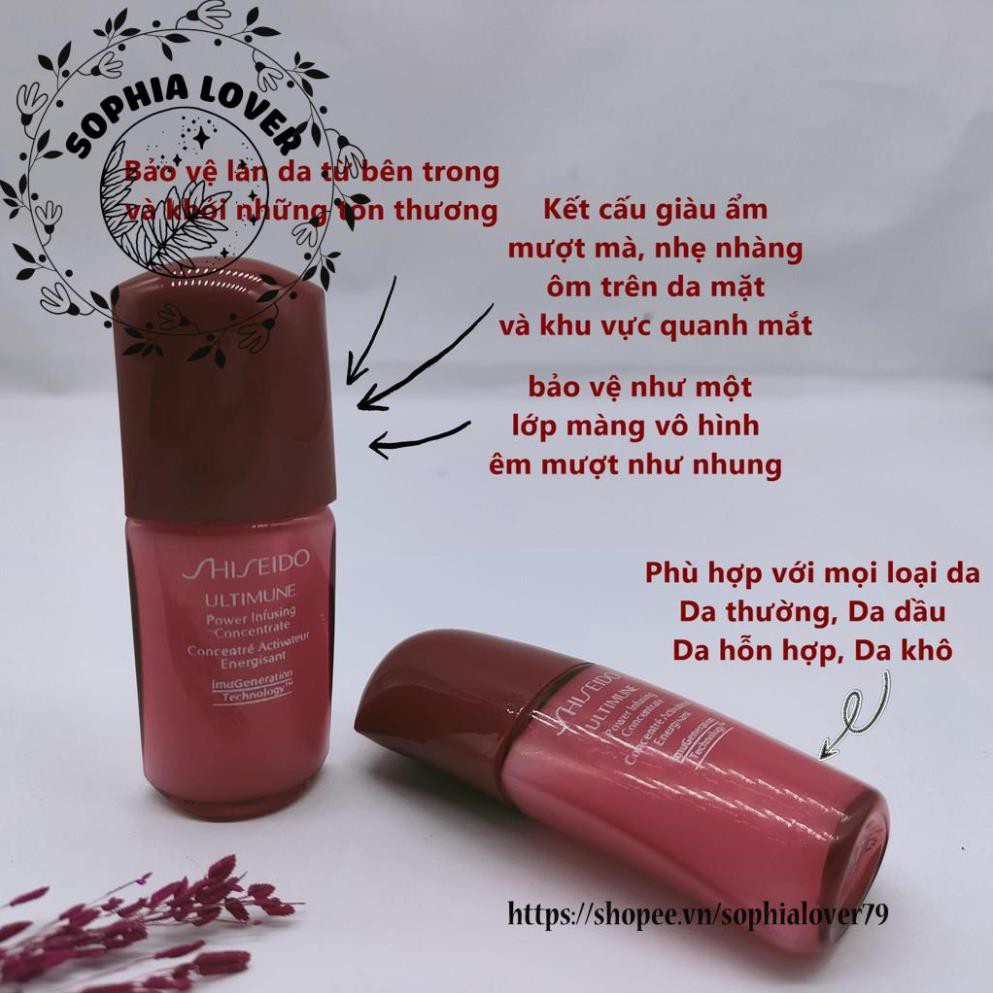 Tinh Chất Dưỡng Da Shiseido Ultimune Power Infusing Concentrate 10ml