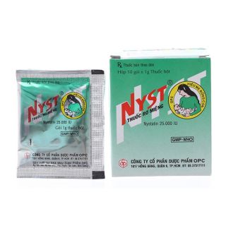 Cốm rơ lưỡi Nyst hộp 10 gói