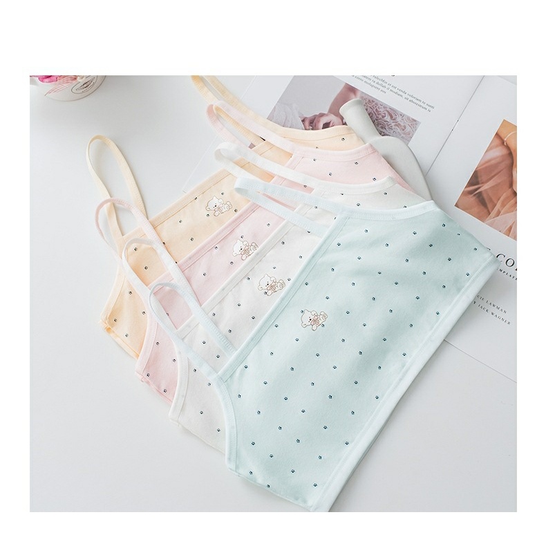 Áo Bra Học Sinh Cotton Có Đệm Mỏng