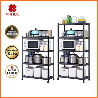 [ 𝐇𝐚̀𝐧𝐠 𝐋𝐨𝐚̣𝐢 𝟏 ] Kệ INOX, Kệ lò vi sóng Sơn Đen, Kệ Đa Năng, Kệ Nhà Bếp, Kệ Để Đồ, Giá Tủ để đồ thông minh