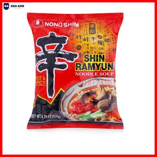  Mì Shin Ramyun cay nước Hàn Quốc [ COMBO 10 GÓI ] Loại Ngon - BẢO ANH