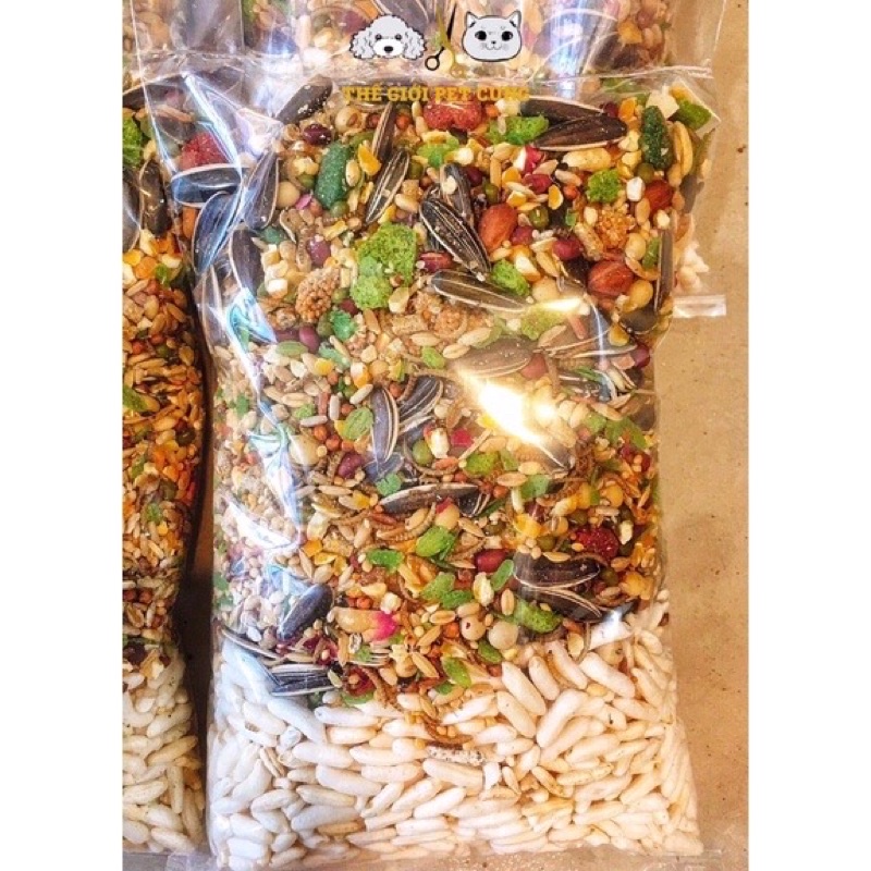 Combo Gói Thức Ăn Vỗ Béo Hamster Loại Ngon Nhất 500gr