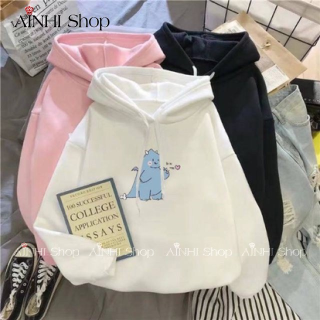 Áo Khoác Nỉ ❤️FREESHIP❤️ Áo Khoác Hoodie Khủng Long Nhí Siêu Dễ Thương | BigBuy360 - bigbuy360.vn