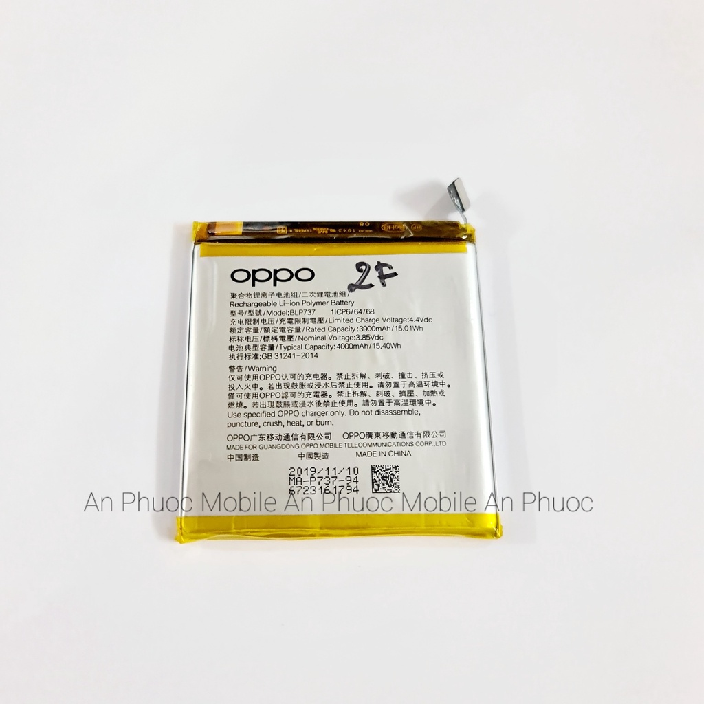 Pin Điện Thoại Oppo Reno 2F Zin Bóc Máy