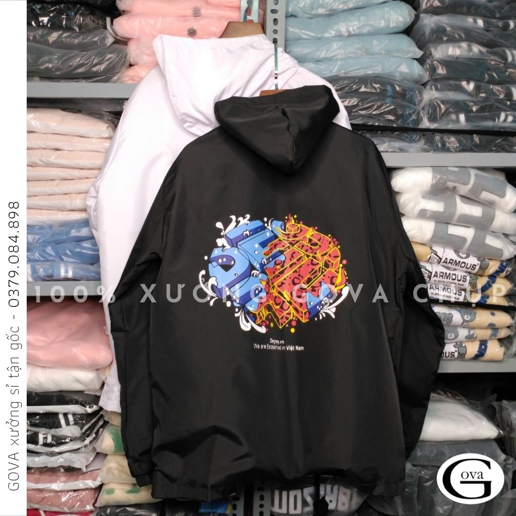 Áo khoác dù DEGREY nam nữ form rộng Unisex 2 lớp Chống Nắng Siêu Hot ulzzang Jacket Bomber GOVA