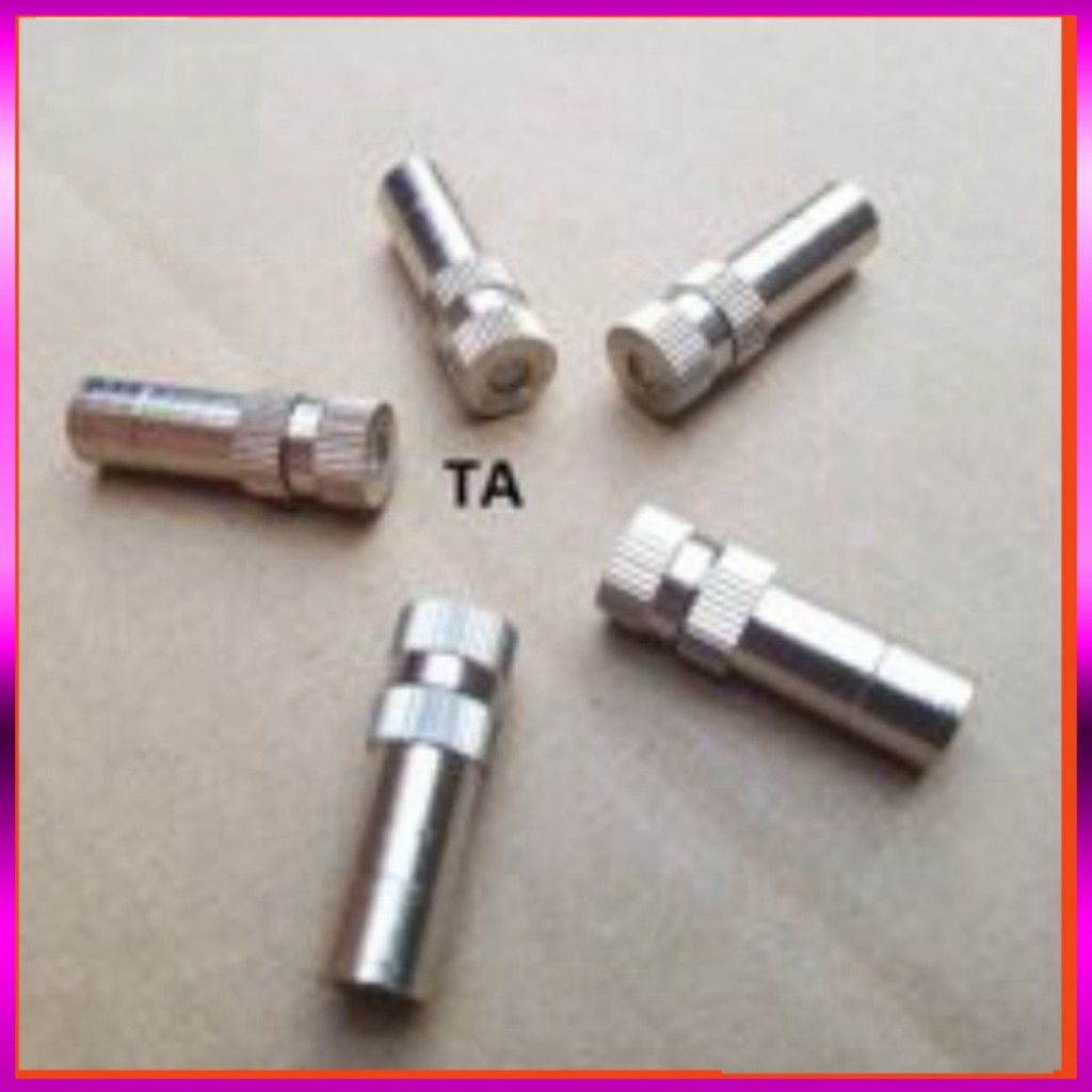 [GIÁ TỐT]  béc phun sương inox dạng cắm phi 8