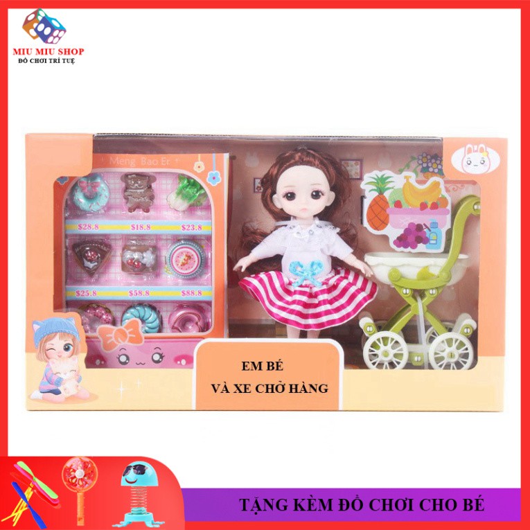 Đồ Chơi Búp Bê Cho Bé Gái, Búp Bê Công Chúa, Chibi, Kèm Phụ Kiện Xinh, Màu Sắc Tinh Tế, Đồ Chơi Trẻ Em