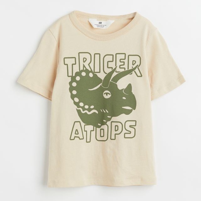 Áo phông cộc tay HM chất cotton cho bé trai 12-32kg - Lagim House