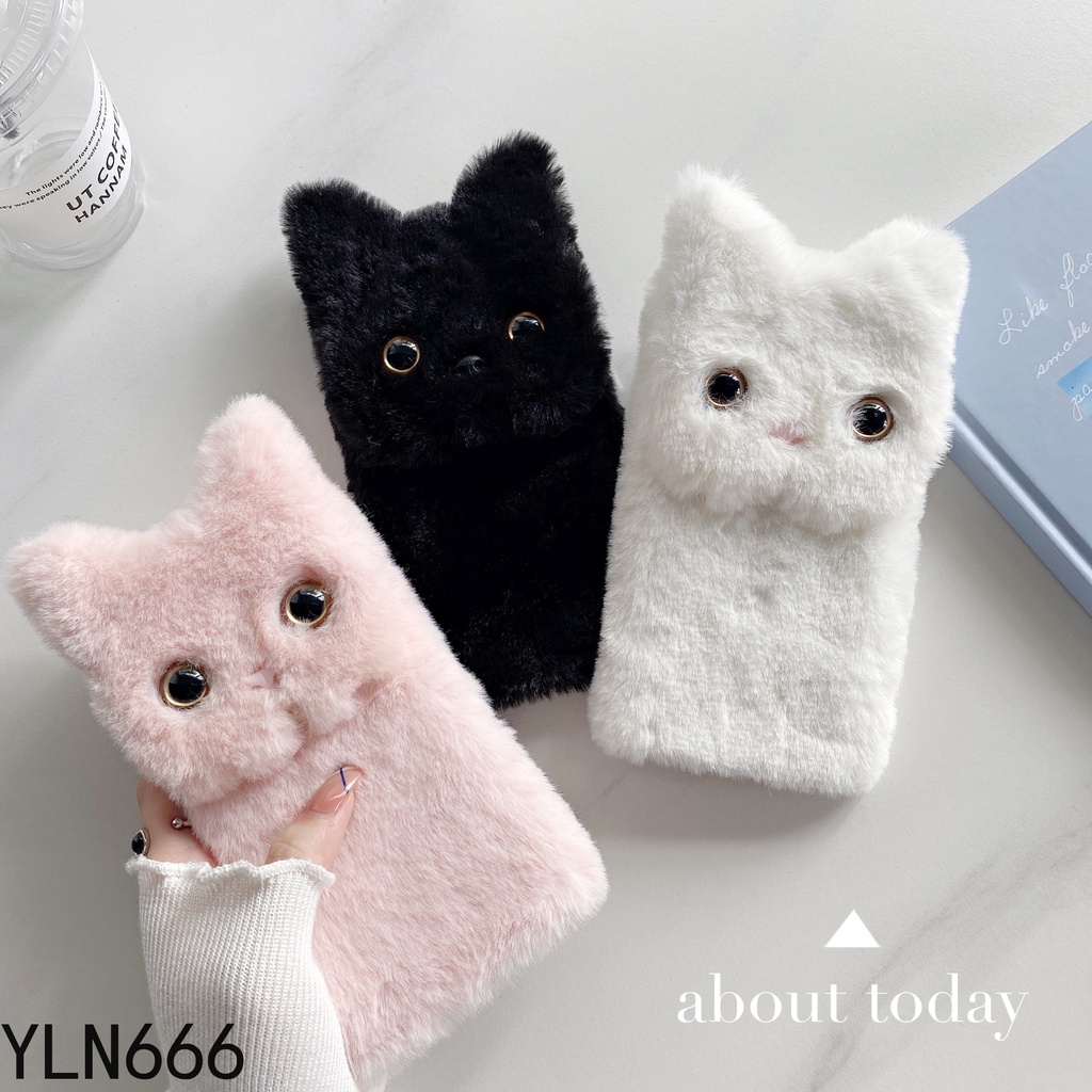 Ốp Điện Thoại Có Giá Đỡ Hình Tai Mèo 3D Cho iPhone 14 PRO MAX 13 / 13Pro MAX 11 Pro MAX 12 Pro MAX 13mini 12mini 14Plus X XS MAX XR SE2