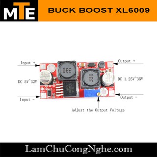 Mạch ổn định điệp áp Buck boost 20W XL6009 5v - 32v to 1.2v - 35v hiệu suất cao