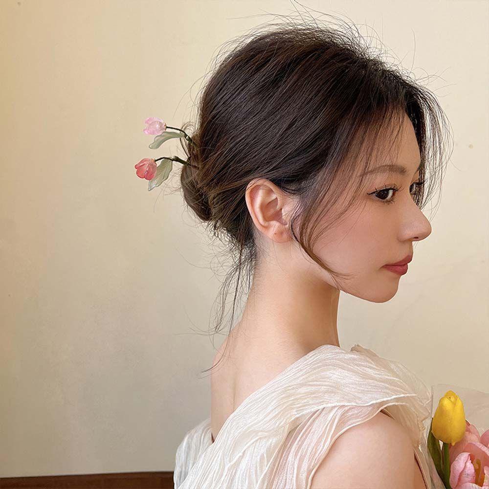 Trâm Cài Tóc Hình Hoa Phong Cách Trung Quốc Cổ Điển Cho Nữ