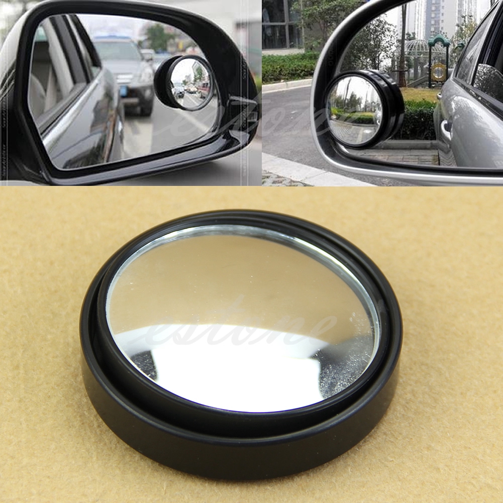 ☀SUPB☀ New Wide Angle Round Convex Blind Spot Mirror Rear View Messaging Car Vehicle