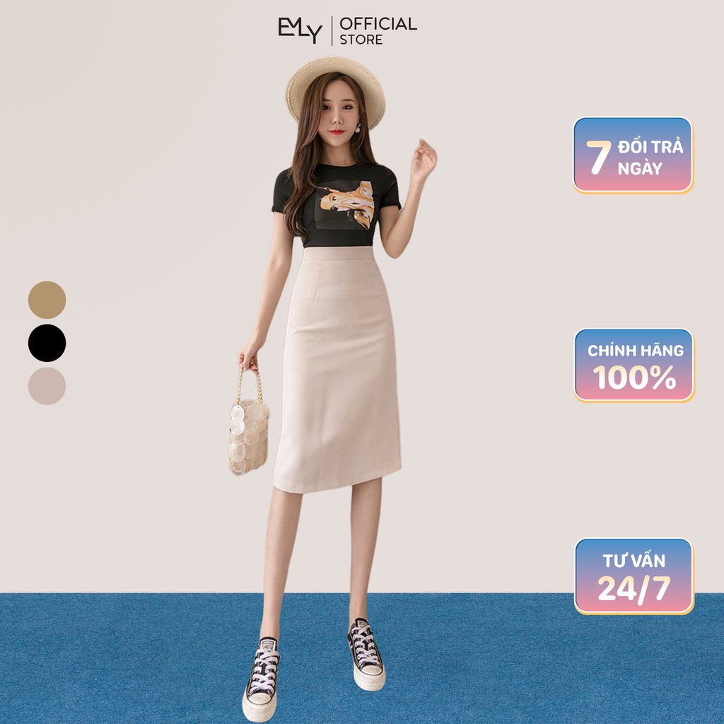 Chân váy bút chì dài dáng ôm Emilyshop