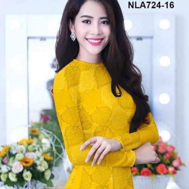 Vải áo dài lụa nhật, tằm thái. Áo 250k, bộ 350k