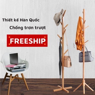 Giá Treo Quần Áo, Cây Treo Quần Áo, Bằng Gỗ Trang Trí Phòng Phong Cách Hàn Quốc SIXTEEN