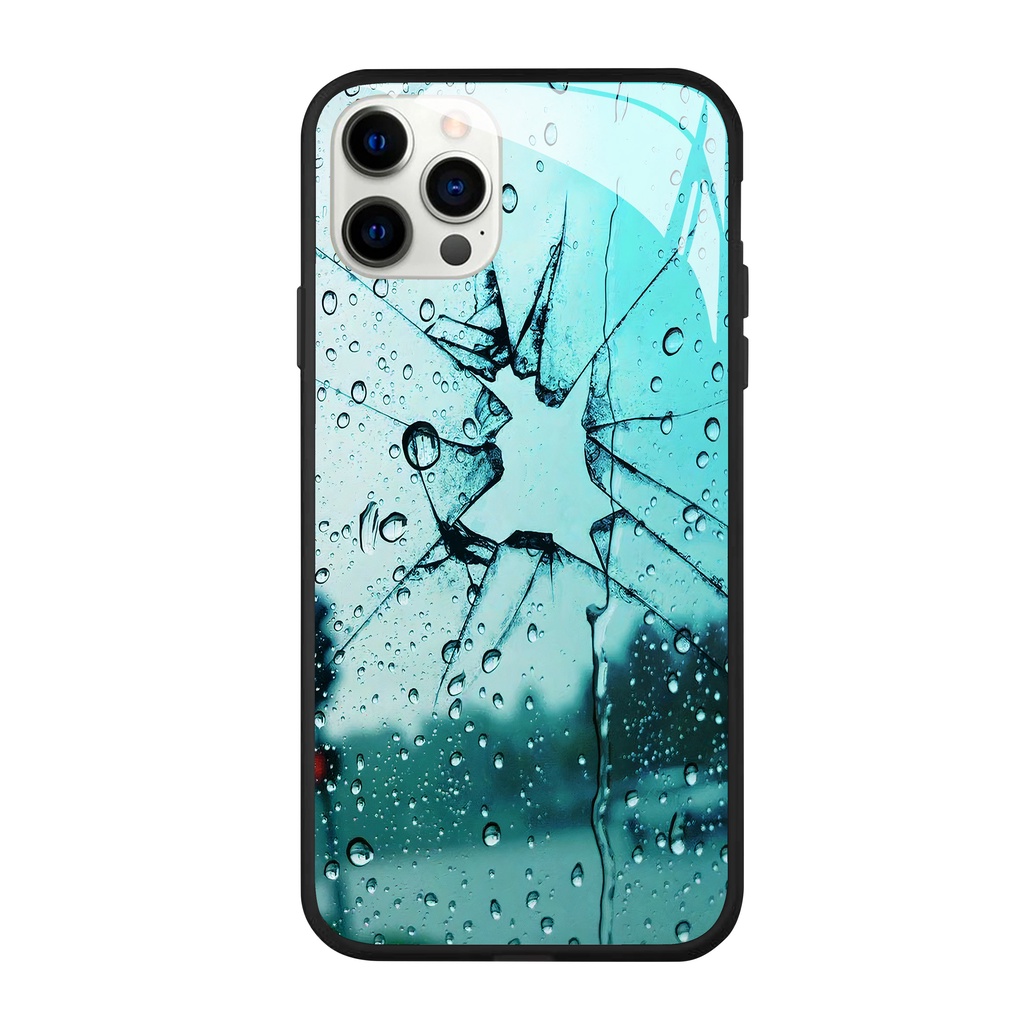 Ốp lưng iphone hiệu ứng nước đọng cho iphone 13 pro max mini 12 pro max mini 6 s plus 7 8 plus X r s max 11 pro max Se2