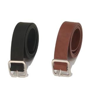 Thắt Lưng Da PU Khóa Vuông Kim Loại Thời Trang Nam / Nữ