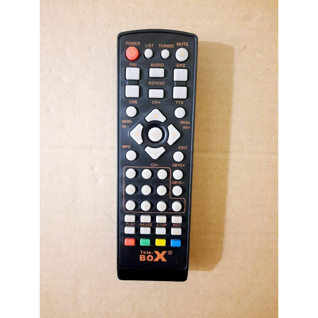 Điều khiển đầu Telebox T201 DVB T2- Hàng tốt Tặng kèm Pin