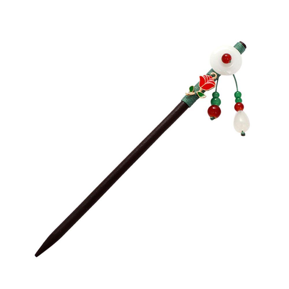 NICKOLAS Phụ Kiện Búi Tóc Bằng Gỗ Phong Cách Vintage