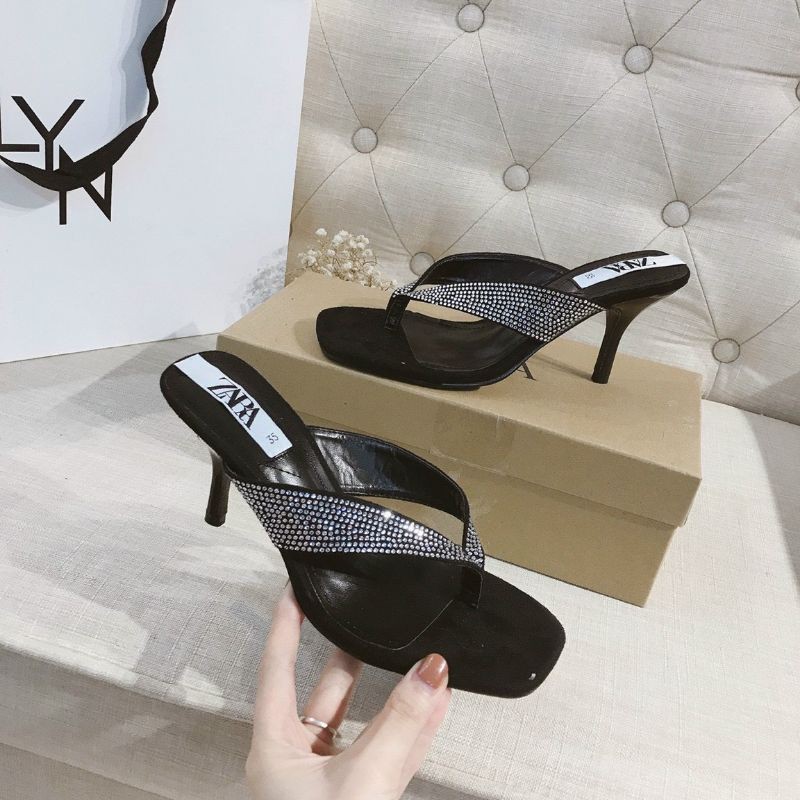 XTv(ẢNH THẬT) Guốc Kẹp Ngón 7p Quai Đá Da Mềm Êm Fullbox Tag Hãng Cao Cấp