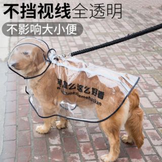Áo mưa chó lớn