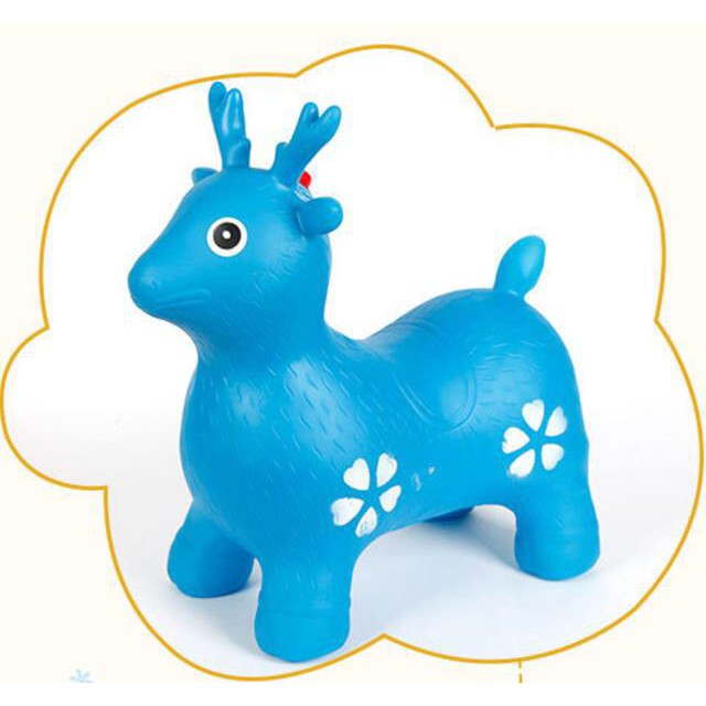 Thú Nhún Bơm Hơi Cho Bé - Hồng  L2W