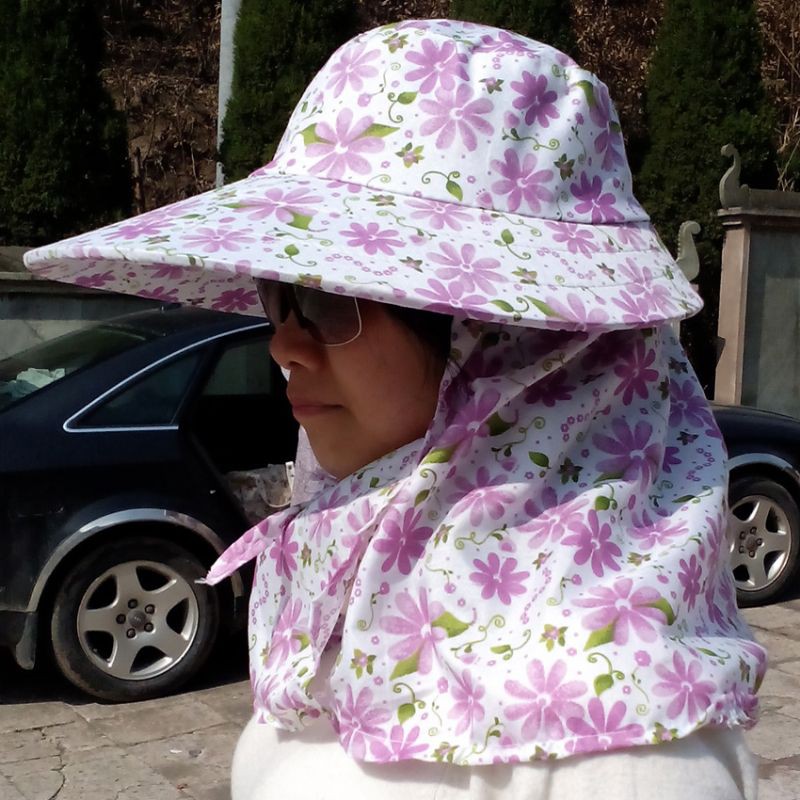 Nón chống nắng hình hoa,,,