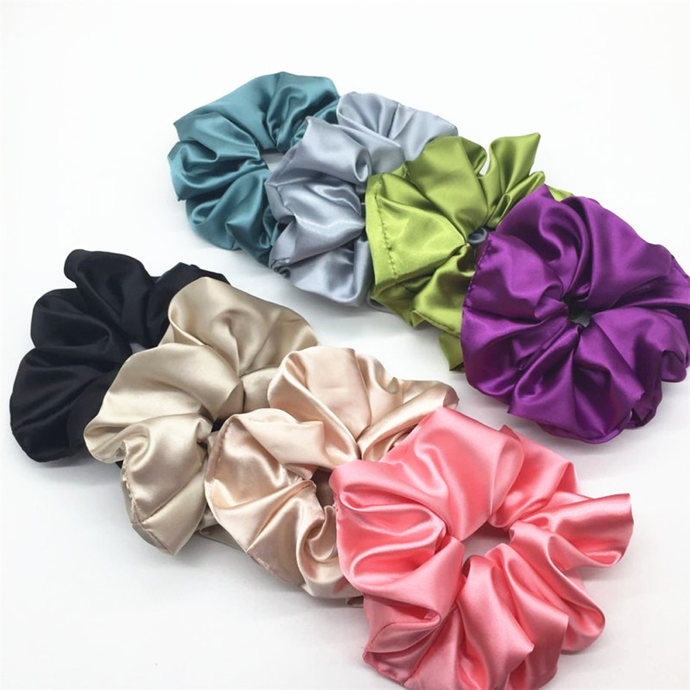 Dây Buộc Tóc Nữ Cỡ Lớn Nhiều Màu Sắc Xinh Xắn