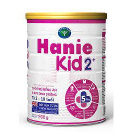 Sữa bột Nutricare Hanie Kid 2+ cho trẻ biếng ăn và suy dinh dưỡng
