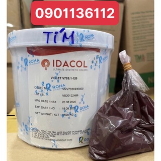 Bột màu thực phẩm tím - Bột màu thực phẩm Ấn độ idacol color