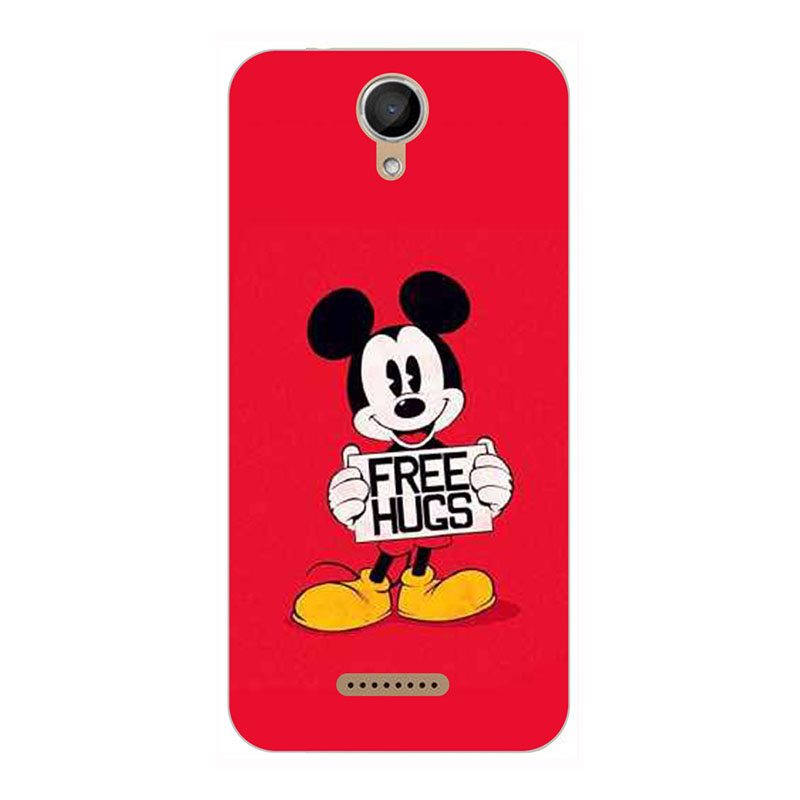 Ốp điện thoại silicone in hình Mickey thời trang cho wiko jerry 2 5.0 inch wiko jerry 2