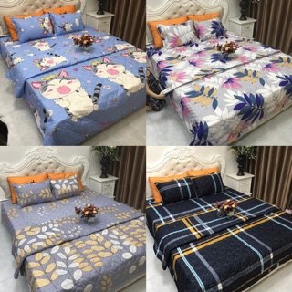 Bộ Drap gối mền chần gòn cao cấp