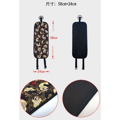 JDM Car Rear Central Back Cushion Japanese Style Personality Car Accessories Supplies Creative Cotton Linen Seat Cushion Car Decoration car accessories 9X7J