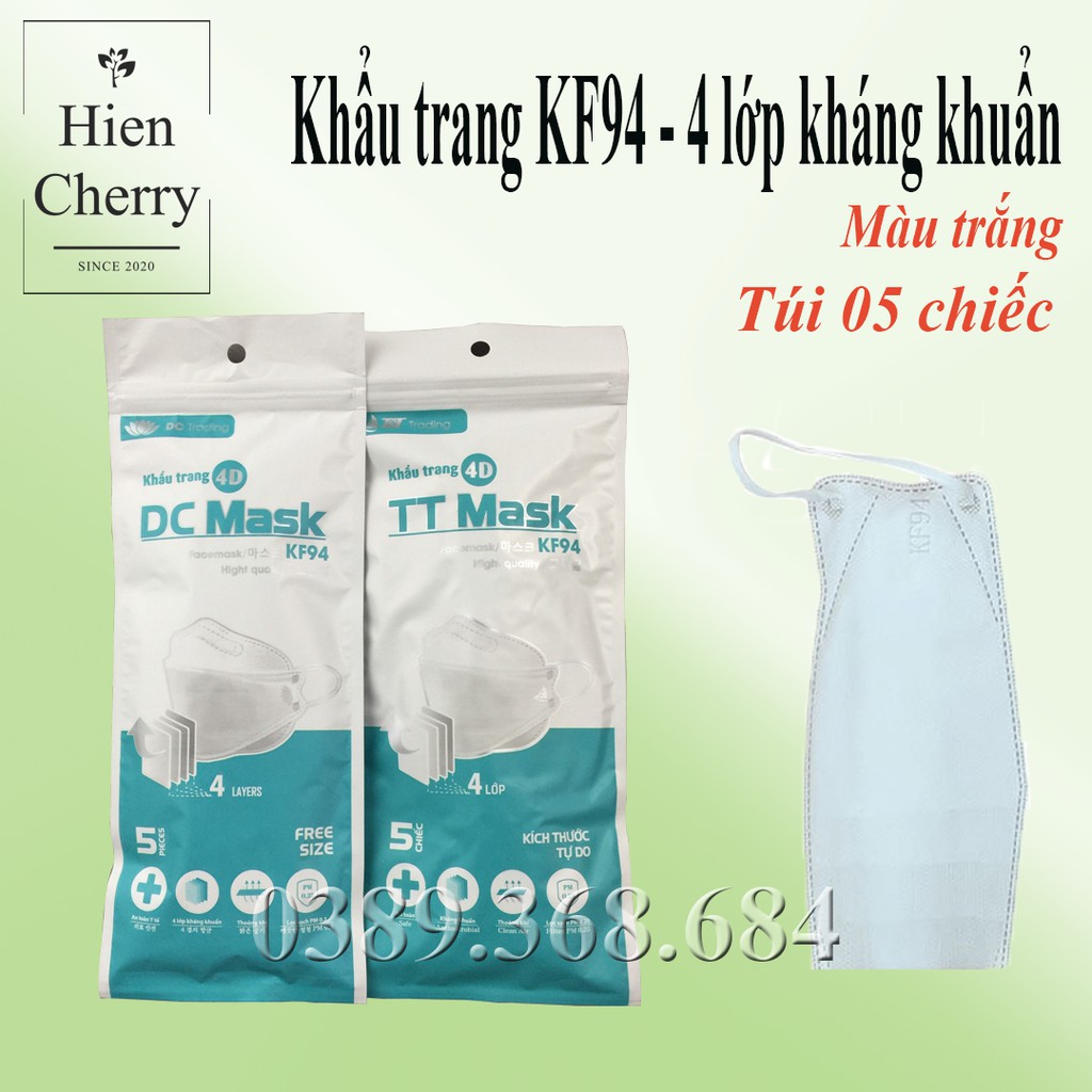 [Chính hãng] Khẩu trang KF94 - 4 lớp kháng khuẩn - Công nghệ Hàn Quốc | BigBuy360 - bigbuy360.vn