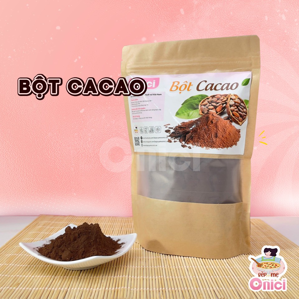 Bột Cacao Đắng Nguyên Chất Malaysia loại 1 BẾP CỦA MẸ ONICI