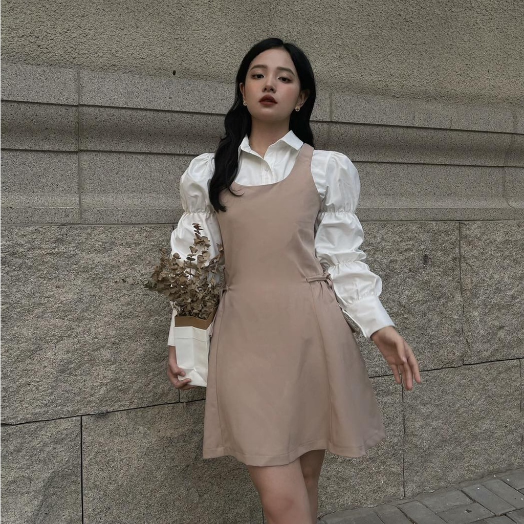 25 STUDIO Đầm yếm nữ thắt eo hở lưng (Không bao gồm Áo trong) Jena Dress